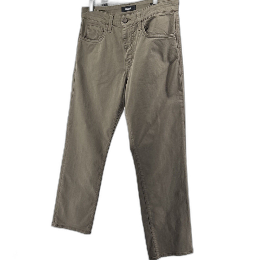 mavi matt Mens relaxed fit Straight Leg jeans Olive Green 32x32